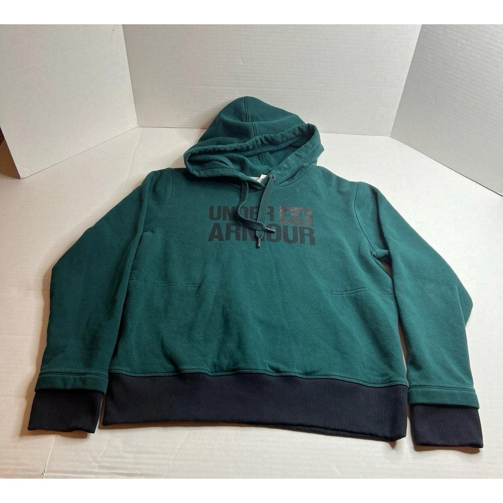 Under Armour Green Hoodie - Size Medium
